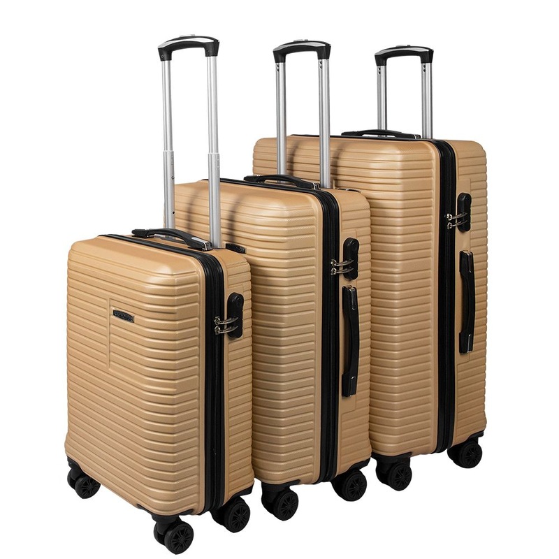 Hot Sale New Design 4 Wheels Suitecases Travelling Bags ABS+PC Luggage Trolley Set Suitcase – Luggage Sets and Suitcase Set price