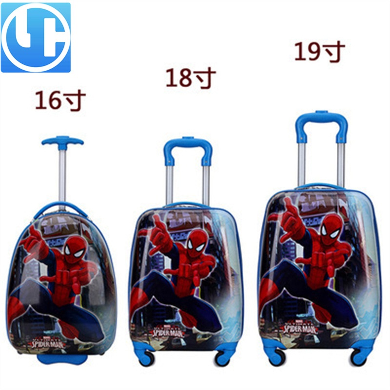 New Trimmed Trolley Case Childrens Boarding Suitcase Cartoon Design with Password – Rolling Trolley Cabin Luggage and Cabin PC Luggage Travel price