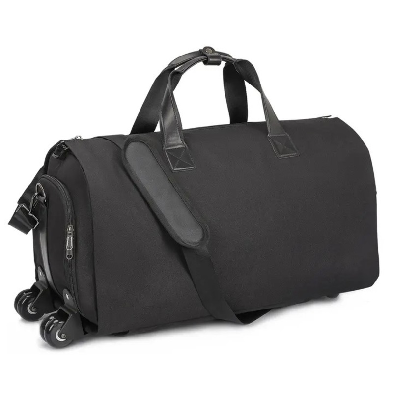 Travel Carry on Luggage Convertible Garment Trolley Duffel Bags with Wheels – Trolley Bag and Duffle Bag price