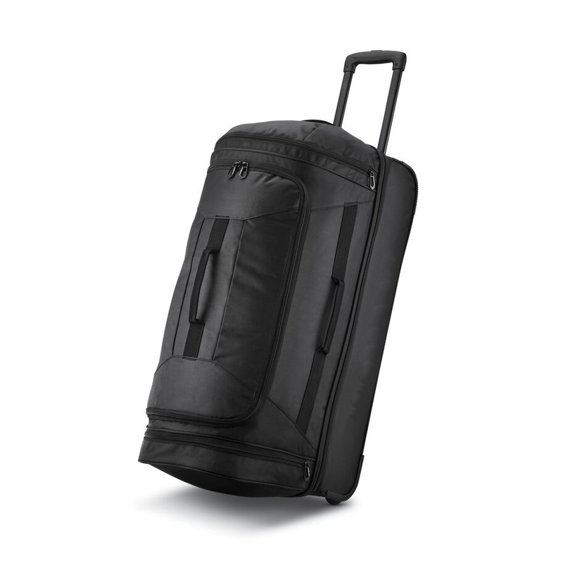 Unisex Rolling Wheeled Duffel Bag Trolley Bag Travel Suitcase Luggage – Trolley Backpack and Rolling Bag price