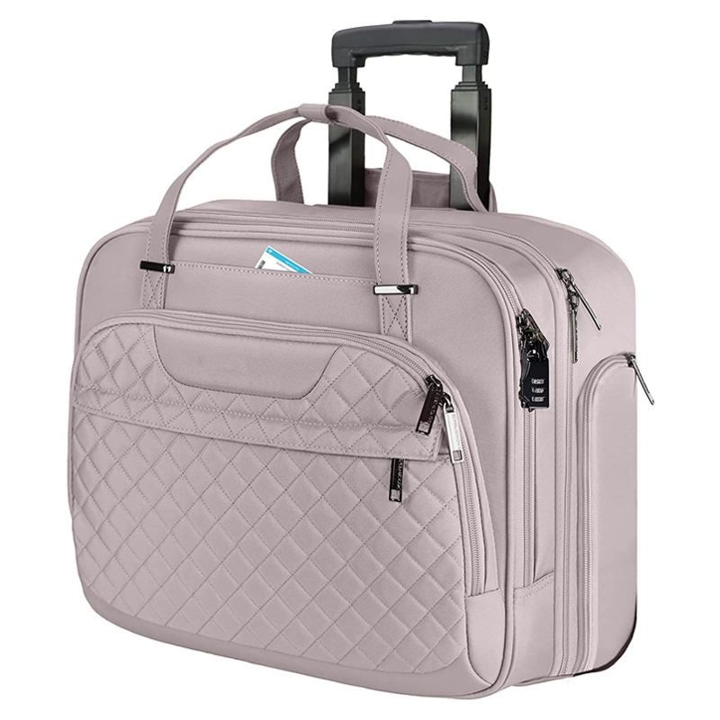 Water-Repellent Rolling Business Backpack Laptop Women Large Capacity Custom Briefcase with Wheels – Water-Repellent Backpack and Large Capacity Backpack price