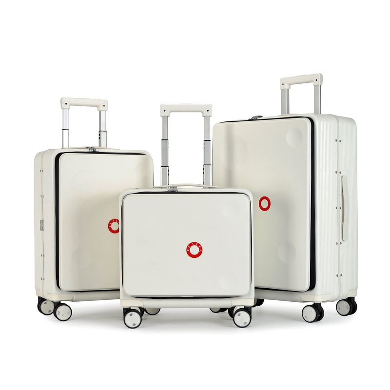 Wholesale Latest Designed Aluminum Silent Wheel Trolley Suitcase Business Travel Luggage Set Multi-Functional Suitcas – Luggage and 20in Large Luggage Spinner price