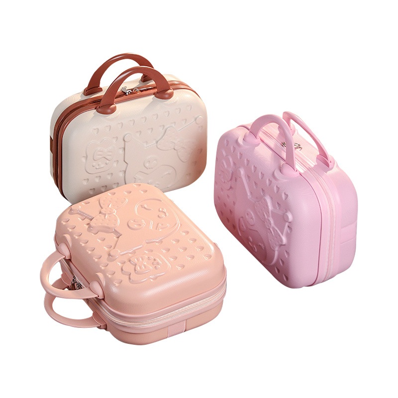 Best Bridal Makeup Box Durable Kuromi Cartoon Carry-on Wedding Vanity Case for Travel – Luggage Set and Trolley Luggage price
