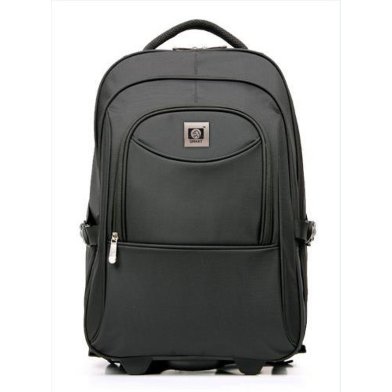 Black Trolley Backpack with Nylon Material and Modern Design – Trolley Bag and Trolley Backpack price