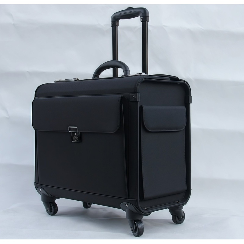 Business Laptop Bag Pilot Trolley Case Airliner Rolling Padded Laptop Travel Pilot Case Bag with Wheels – Pilot Trolley Case and Travel Pilot Case price
