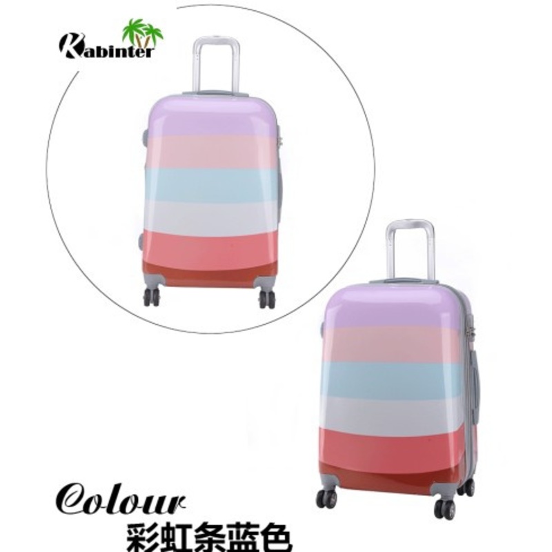 Colorful Trolley Luggage Hybird Travel Luggage Pattern Suitcase with High Quality Customized Logo Luggage – ABS+PC Luggage and ABS Luggage price