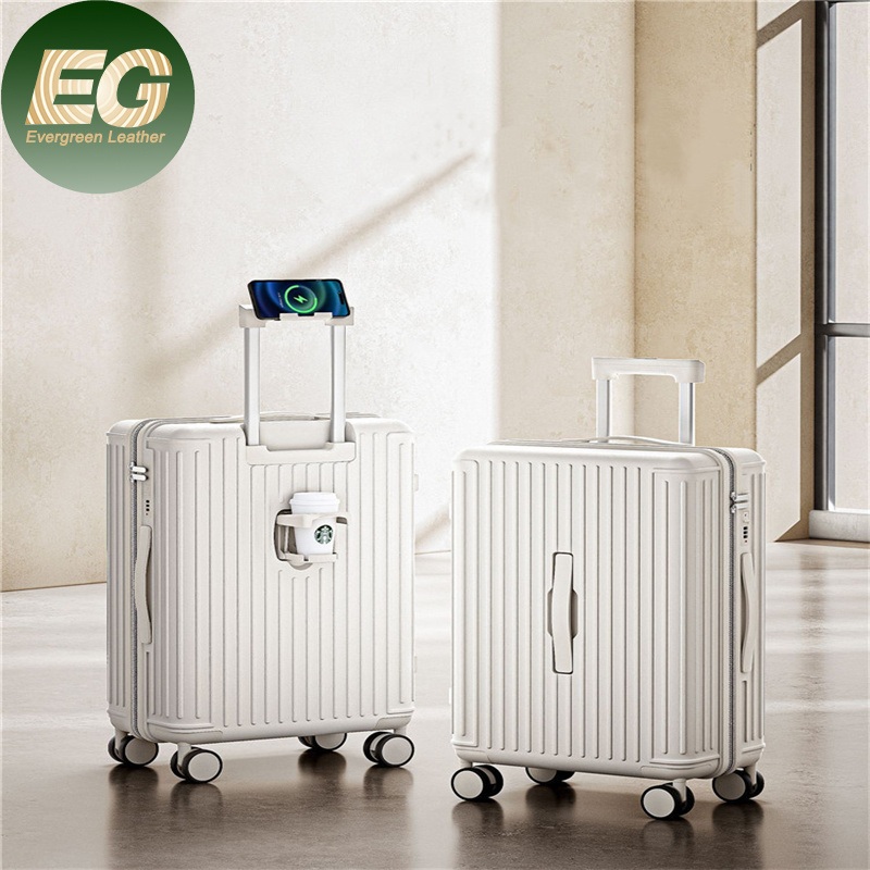 Ea437 Luxury Carry on Travel Bag PC Luggage Custom Trolley Large Hard Suitcase Designer Set Wholesale Aluminum Luggages – Luggage Travel Bag and Aluminum Luggage price