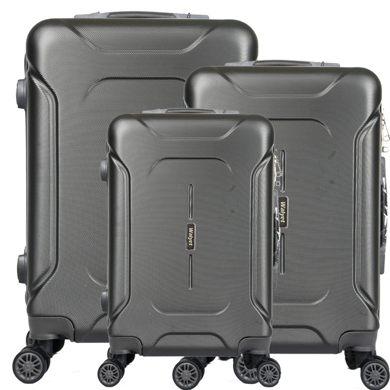 Fashion 0.8mm Thick Aluminum Pipe ABS 3-Piece Set Travel Trolley Luggage Suitcase – Suitcase and Travel Luggage price