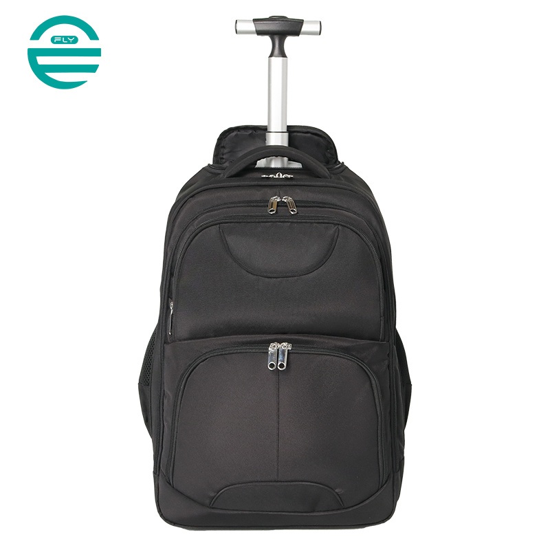 Fuliya OEM Trolley Luggage Suitcase High School College Rolling Travel Backpack 17 Inch Business Laptop Backpack with Wheels – Rolling Backpack and Trolley Backpack price