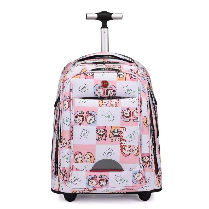 High Quality Drawbar Trolley and Backpack Multi Function Wheeled Duffel School Kid Bag (GB#10008-1) – Trolley Bag and Travel Bag price