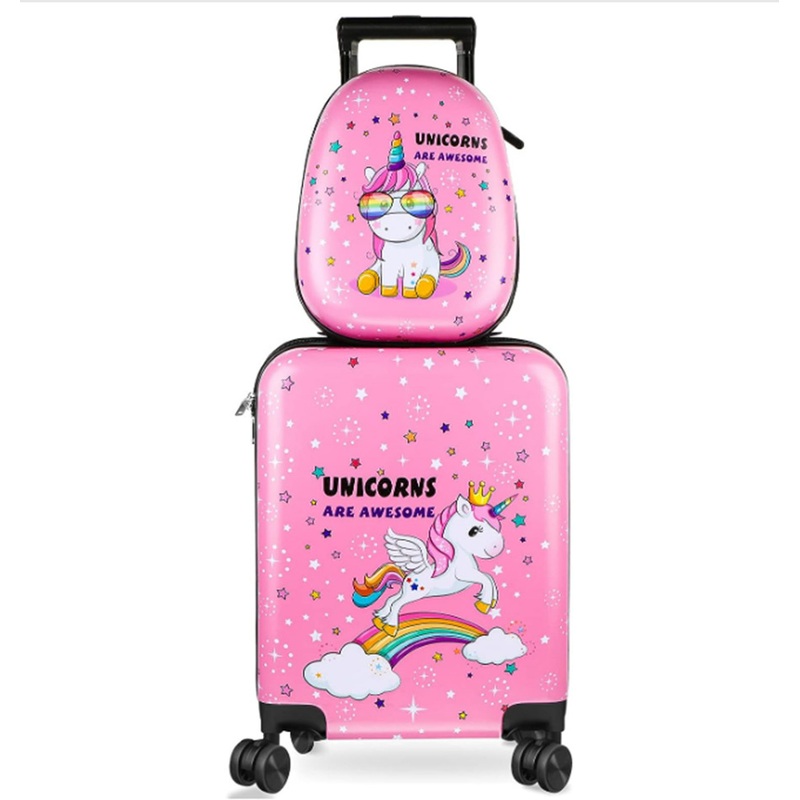 Kids Luggage and Backpack 13 Backpack Girl Suitcase Set for Kids – Luggage and Suitcase price