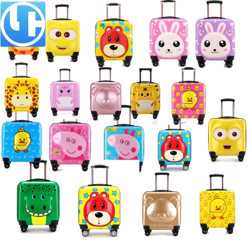 Kids Suitcase Cartoon Animals Anime Design Cute Trolley Case Childrens Suitcase – Kids Suitcase and Trolley School Bag price