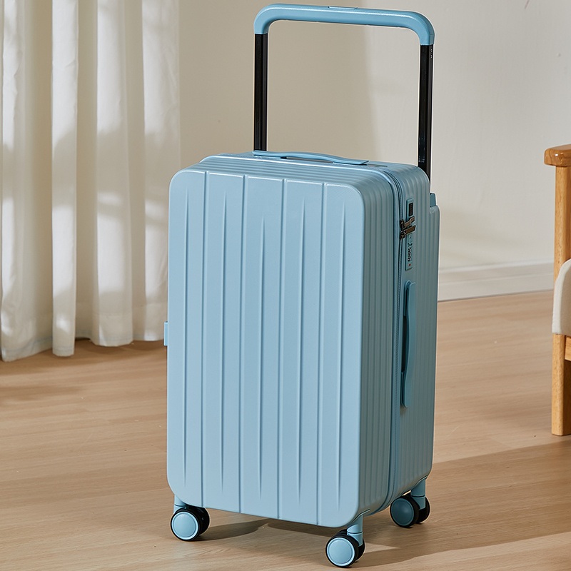 New Wide Trolley Handle Luggage 28 Large Suitcase USB Charge Cup Holer – 202428 ABS Luggage Suitcasele and Wide Trolley Luggage price