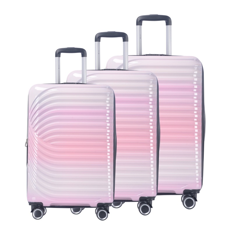 Ombre Design Nice Design Different Size Luggage&Suitcase with 8 Spinner Wheels for Female Cool – Luggage Sets and Luggage Bag price
