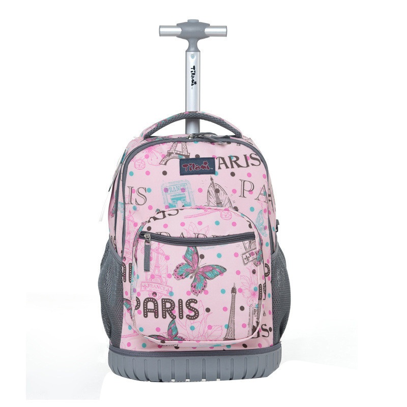 Small Brands School Rolling Trolley Carry on Luggage Backpack Bag – Luggage and Suitcase price