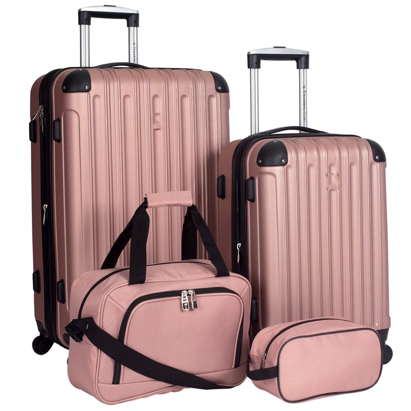 with Wheeled Rolling Suitcase Set Rose Gold Suitcase and Other Colors – Trolley Bag and Luggage Bag price