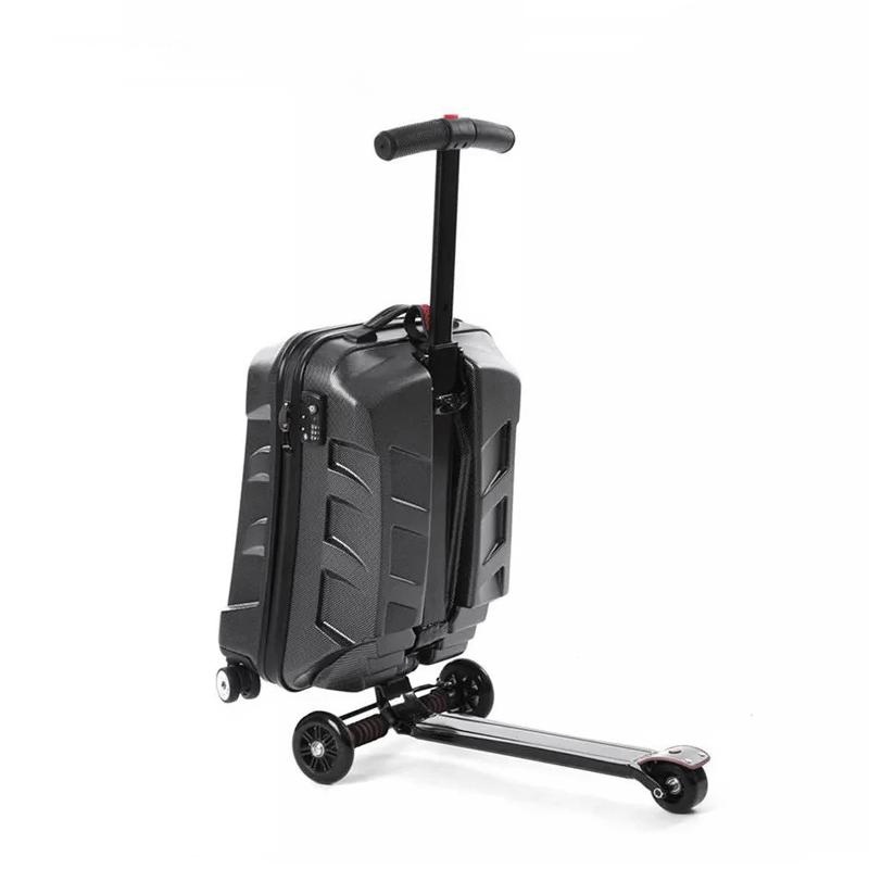 Multi-Function Foldable Scooter Suitcase Trolley Bag Scooter Adult Carry on Luggage – Luggage and Scooter Luggage price