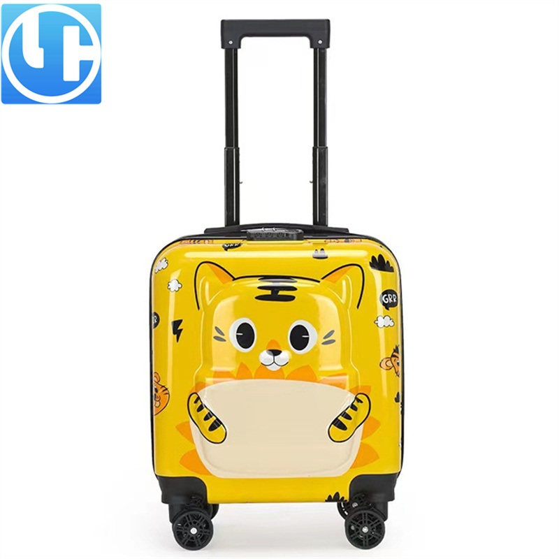 Portable Children Cartoon Luggage with Tiger Kids Trolley Cases Hard Suitcase – Children Luggage and Cheap Luggage Cartoon price