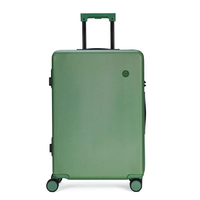 ABS+PC Luggage Green Color Customized Logo Pictures Print Business Travel Suitcase – Customized Lugggae Set and Printing Lugggae Set price