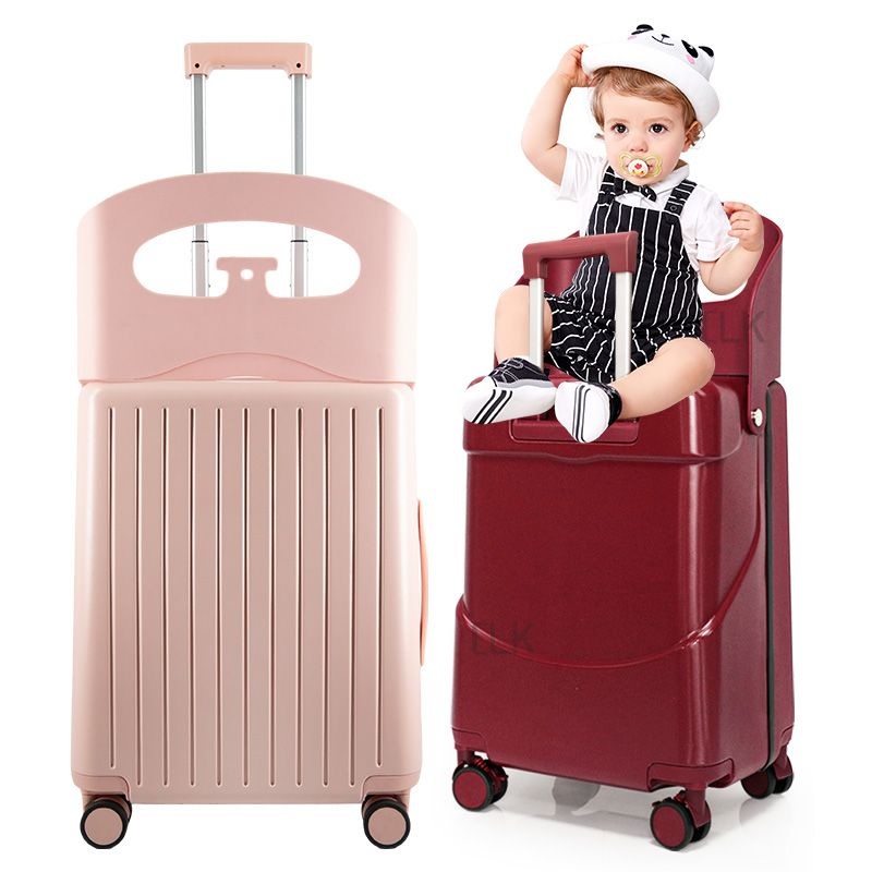 Customizable Logo Ride Carry on Chic Travel Suitcase Luggage for Kids – Suitcase with Seat and Kids Luggage price