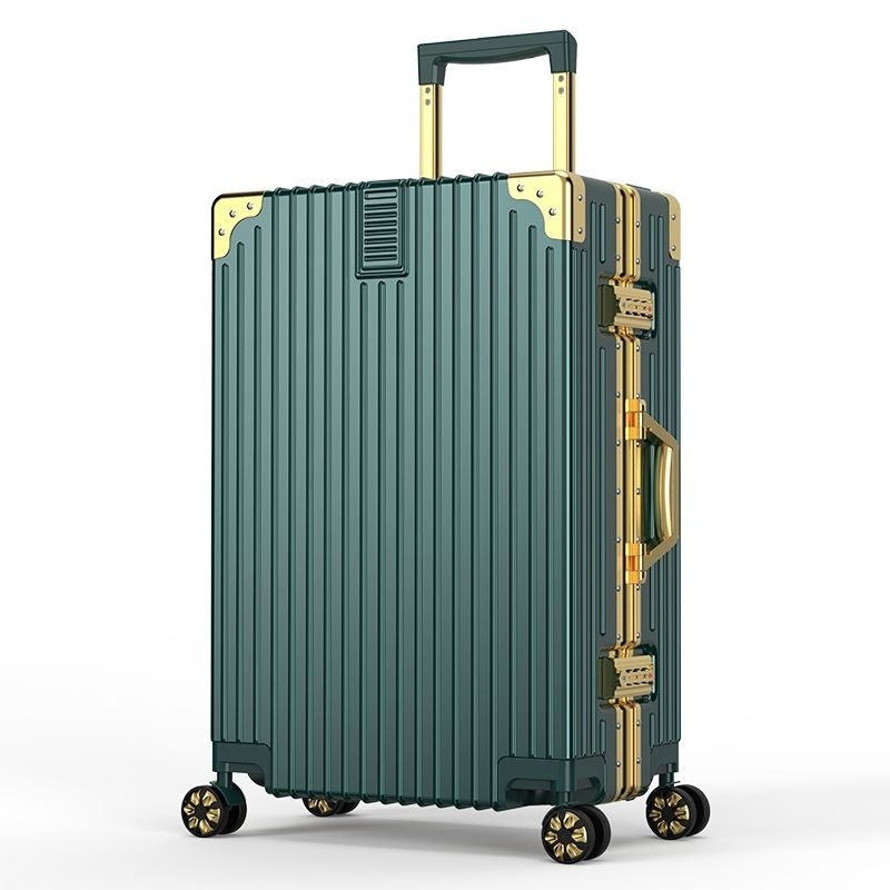 Gold Alloy Aluminum Frame Luggage Lightweight Valise Durable Suitcase Tsa Lock – Aluminum Frame Travel Luggage and Durable Tsa Lock Suitcase price