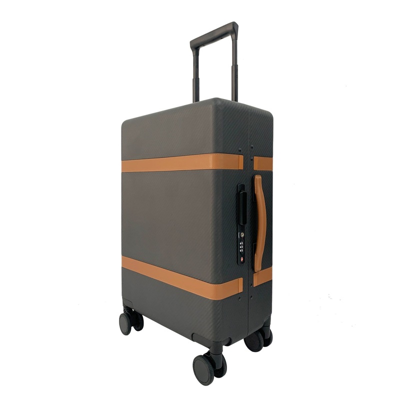 Luxury Fashionable One-Piece Construction Shell Carbon Fiber Luggage Cabine Suitcase – 20inch Luxury Luggage and Carbon Fiber Luggage price