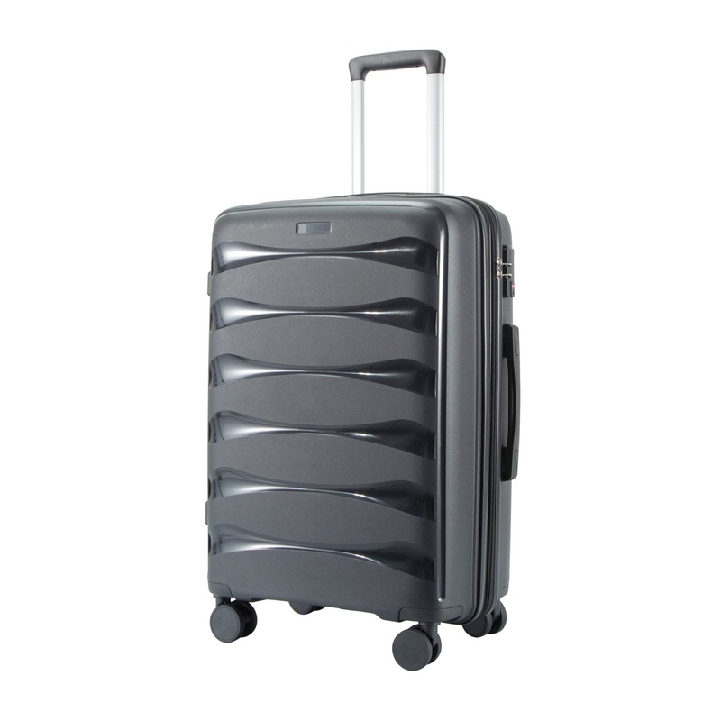 PP New Design Unbreakable 3PCS Carry on Suitcase Luggage Travelling Bag with Vacuum Bag in 2025 – Suitcase and PP price