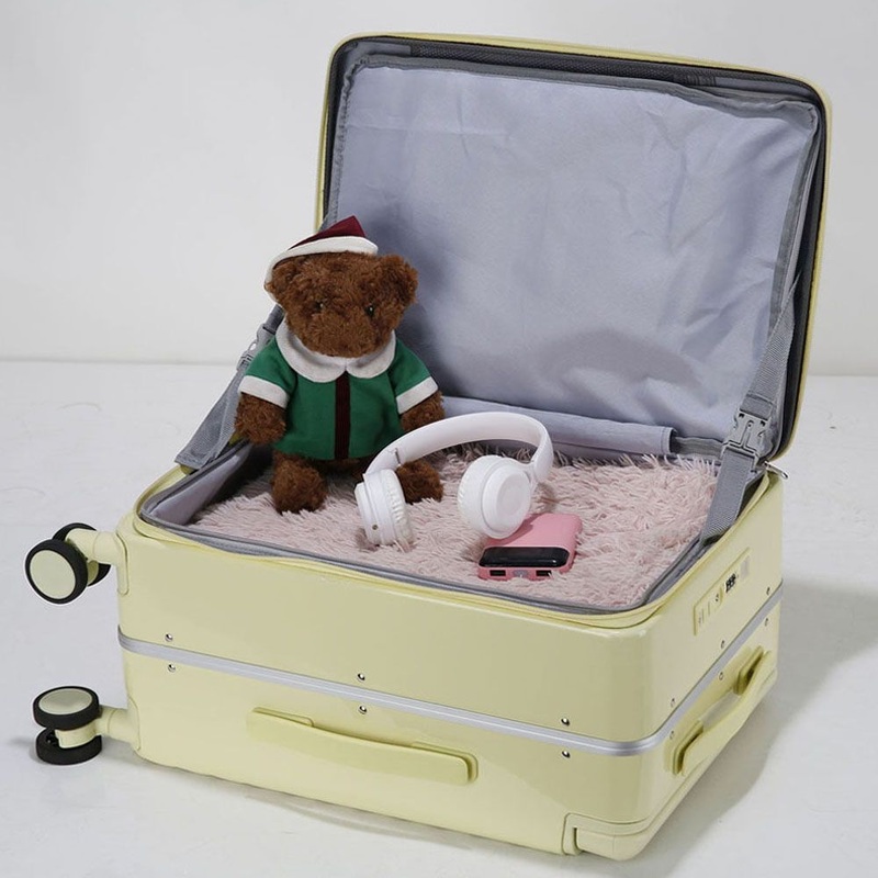 Quick-Access Front Open Pocket Trolley Travel Suitcases Cabin Sturdy Hardshell Luggage – Hardshell Luggage and Cabin Luggage price