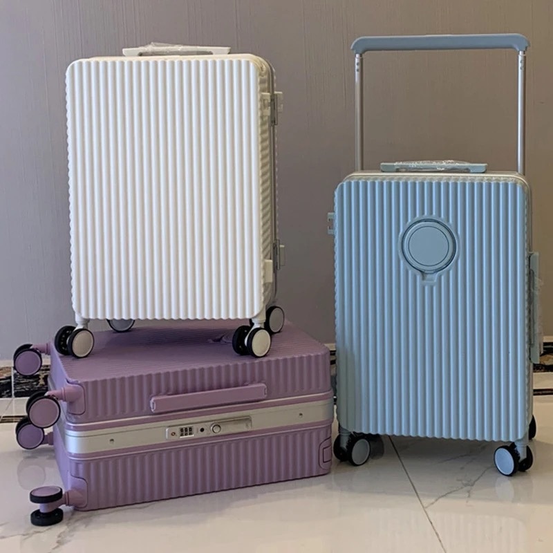 Unisex 20 22 24 26inch Framed Business Suitcase Fashion Available Cabin Luggage Cup Holder – Wholesale Framed Luggage Set and Luxury No Zipper Suitcase price