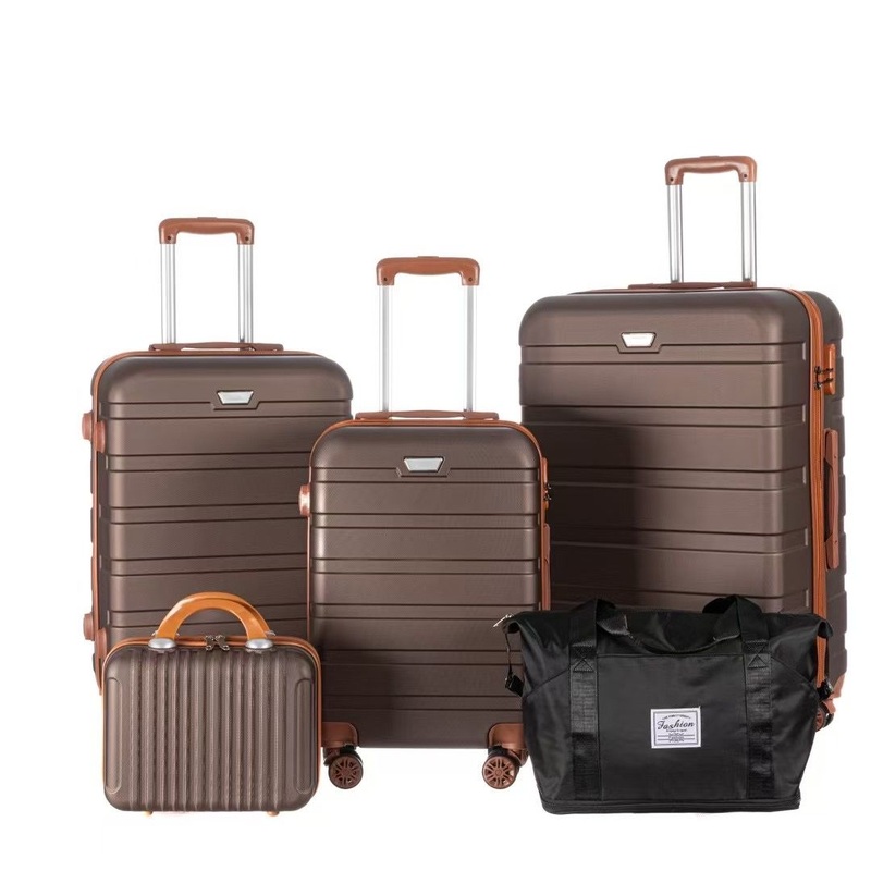 Versatile 5 Pieces Hard Luggage Set Business Carry on Suitcase for Adventures – Boarding Suitcases Luggage and Flight Luggage Suitcase price